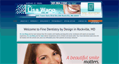 Desktop Screenshot of finedentistrybydesign.com